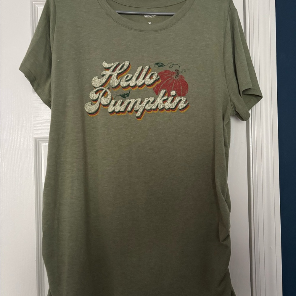 Sonoma Olive 'Hello Pumpkin' Graphic Tee